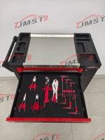 Chariot d'atelier mobile robuste 2026, très demandé, avec coffre à outils professionnel, kit d'outils à main, capacité de charge 250 kg, garantie 3 ans, OEM