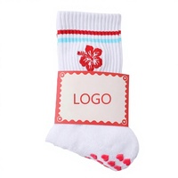 Chaussettes courtes pour femmes JZVINA, blanches et rouges, broderie florale, antidérapantes, en coton et fibre de bambou, pour un usage quotidien estival, couleur personnalisée