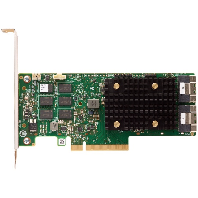 Broadcom LSI 9560-16i 05-50077-00 PCIe 4.0 X8 SAS3916 16 Internal Ports MegaRAID Tri-Mode RAID Controller Card