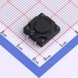 TC-06121FS-043E Tactile Switch SMD Switch Single Pole Single Throw Round Button 2.5N 12mm - Product Image 1