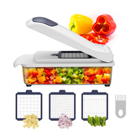 Amz Top Seller Cuisine Mandoline Multifonctionnel Coupeur de Nourriture et de Légumes Coupeur Facile d'Oignon et de Fruits Hachoir
