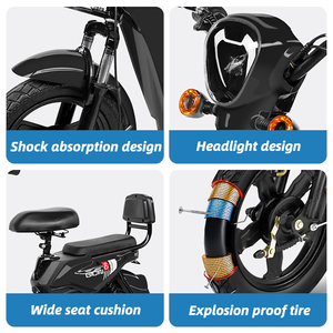 Новая модель двухколесного электровелосипеда AFTFA: оптовая продажа напрямую с завода, городской электровелосипед для отдыха - Product Image 2