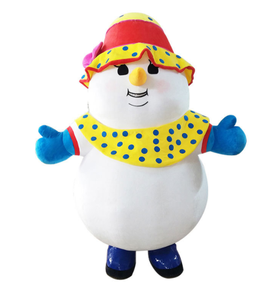 Costume de mascotte du Père Noël à <span class=keywords><strong>barbe</strong></span> moelleuse pour spectacle de Noël, défilé de centre commercial et fête d'enfants - Product Image 2