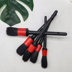 Maestra dettaglio fabbrica di cinghiale naturale pulitore per auto pennelli forniture per pulizia interni attrezzature dettaglio prodotti - Product Image 1