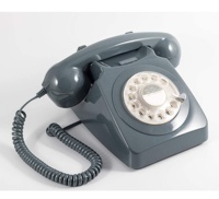 Téléphone filaire de bureau rétro antique ECG-R01 avec cadran