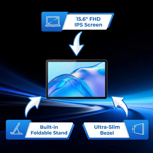 จอภาพพกพาขนาด 15.6 นิ้ว FHD 1080P IPS HDR เชื่อมต่อผ่าน USB-C แบบ Plug and Play ดีไซน์บางเฉียบ จอแสดงผลภายนอกสำหรับแล็ปท็อป เกมมิ่ง สวิตช์ รองรับ OEM แบบกำหนดเองได้ - Product Image 5