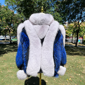 <strong>Women</strong> 2023 Spring Winter Real Fox Fur Luxury <strong>Coat</strong> With Best Quality Ladies Genuine Fox Fur Jacket - Product Image 4
