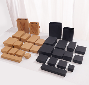 Оптовая продажа, быстрая доставка, низкий минимальный заказ, черный браслет, колье, ожерелье, серьги, упаковочные коробки, Подарочная коробка для упаковки ювелирных изделий - Product Image 4
