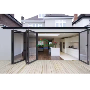 Eco-Friendly Folding Door with <strong>Recyclable</strong> Aluminum Frame - Product Image 2