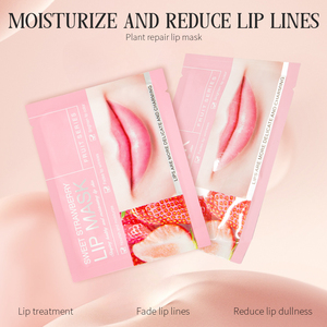 <span class=keywords><strong>Masque</strong></span> Lèvres Nourrissant Repulpant Myrtille Avocat Orange Fraise Anti-Rides Hydratant pour Lèvres Sèches - Product Image 5