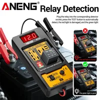 Testeur de relais numérique ANENG RT01 12V 24V automobile, détecteur de relais 4 et 5 broches avec affichage de la tension de la batterie pour diagnostic automobile