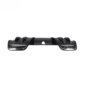 Ailerons de séparation sous châssis arrière en fibre de carbone sèche préimprégnée haute brillance, garnitures de kit carrosserie pour force descendante, conformes aux lignes OEM, pour Ferrari 296 GTB - Product Image 1