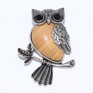 Collares de Plata con Diseño de Búho para Adolescentes y Niñas, Colgante de Piedra de Cristal Curativa, Energía Espiritual Clásica, Regalo Infantil Aonaya - Product Image 3