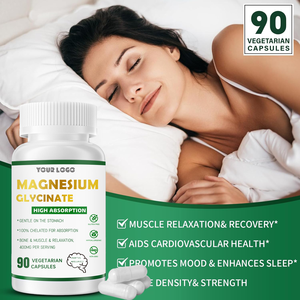 Cápsulas de Glicinato de Magnesio al por Mayor que Promueven el Estado de Ánimo y Mejoran el Sueño. Los músculos esqueléticos y la relajación promueven la absorción. - Product Image 3