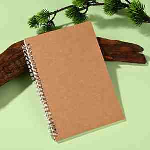 Cuaderno de Notas A5 de Alta Calidad con Cubierta Kraft, Agenda, Diario 2025, Cuaderno Espiral A5 - Product Image 5