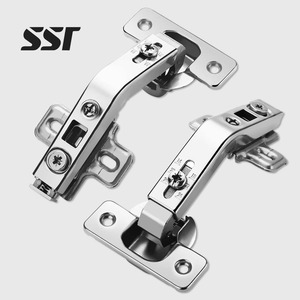 SSR วิลล่าเหล็กรีดเย็น35มม., ฮาร์ดแวร์แบบซ่อนปรับได้แบบไฮดรอลิกมุมหน้ากว้างฮาร์ดแวร์ที่สามารถปรับแต่งได้สำหรับตู้ครัว - Product Image 1