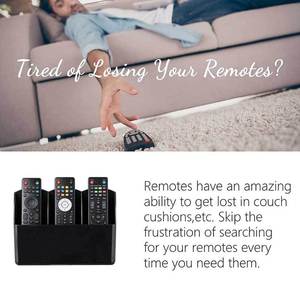 Remote Control Storage Wall Mounted No Drill <b>Bracket</b> For Living Room Organization - Product Image 5