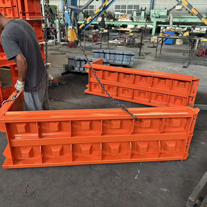 Plantilla de bloque de tope de hormigón prefabricado, molde de protección de pendientes de bloque de hormigón, molde de acero de bloque de Lego para carretera de Río - Product Image 3