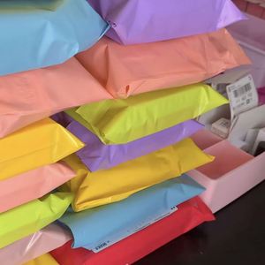 Custom Design Eco-friendly Pink Co-Ex Poly Mailers Shipping Envelopes Mailing Bag for Clothing Factory Wholesale Courier Bag - Product Image 3