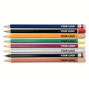 Matite Nere Standard 2B HB Personalizzabili con Logo per Scuola e Studenti, Regalo Promozionale, per Scrivere e Disegnare, in Legno Nero - Product Image 1
