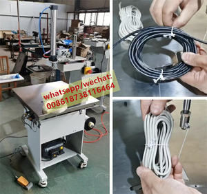 Machine à attacher les cordes élastiques pour la machine à emballer le regroupement de câbles de données avec la corde en nylon Machine automatique de fixation de cordes en <span class=keywords><strong>PP</strong></span> - Product Image 4