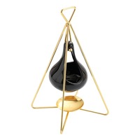 Support de bougie en céramique essentiel, brûleur d'huile suspendu, porte-bougie chauffe-plat, diffuseur d'encens, lampe chauffante d'aromathérapie, chauffe-cire