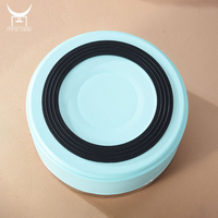 Bol pour animaux de compagnie en acier inoxydable, base en caoutchouc antidérapante, bol pour nourriture pour chien, bol d'alimentation pour animaux de compagnie coloré et isolé pour chiens de grande, moyenne et petite taille