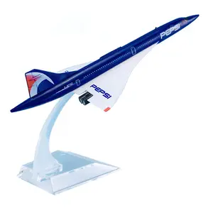 16cm 1:400静的シミュレーション航空機PEPSIコンコルド平面モデル