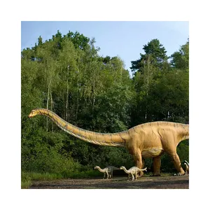 Nueva simulación dinosaurio eléctrico dinosaurio Parque paisaje Decoración