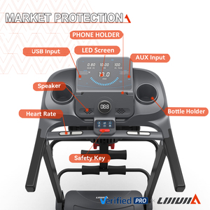 Caminadora Eléctrica Multifuncional Lijiujia de 2.0hp para Ejercicios en Casa, Fácil Instalación - Product Image 2