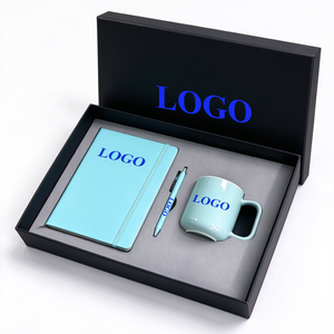 2026 Luxury Promotion 3 in 1 Business Gift <b>Set</b> Custom Logo with Mug <b>Notebook</b> <b>Pen</b> Corporate Gift <b>Sets</b> for Employee Welcome Kit - Product Image 2