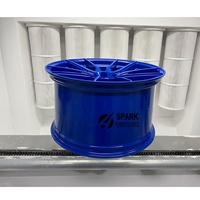 Bleu royal P87932 HAMMERTONE HAMMER COOPER D018 Revêtement en poudre Super Chrome
