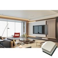 Panneau de plafond mural en PVC WPC 2700x1200mm pour décoration de salon