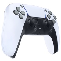 Kit complet de boutons personnalisés en métal gris pour la direction et les joysticks d'action pour PS5 Bdm010 Bdm020