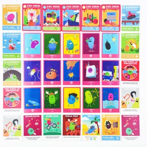 STUPID WAYS to DIE Gioco <span class=keywords><strong>da</strong></span> <span class=keywords><strong>Tavolo</strong></span> Personalizzato per Famiglie, Accessori in Carta, Carte e <span class=keywords><strong>Giochi</strong></span> per Intrattenimento e Feste, Produzione - Product Image 5