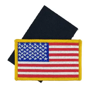 Wholesale Superhero American Flag Patch Film Elements with Heat Transfer and Beads for Decoration and Number Pattern
