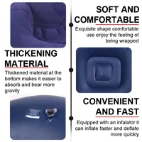 Grand canapé gonflable paresseux Chaises PVC Chaise longue Siège Pouf Canapés Pouf Puff Couch Tatami Salon Fourniture