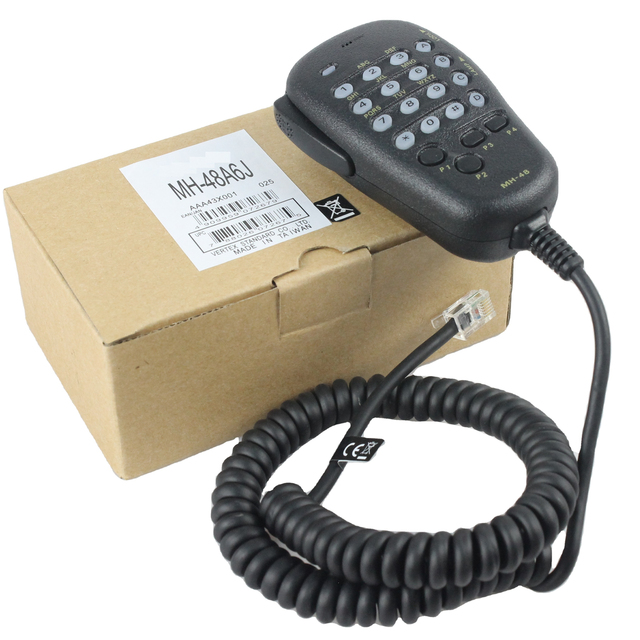 MH-48A6J DTMF Handheld Speaker Microphone Mobile Car Radio Mic for YAESU FT7800R FT8900R FT7900R Ham Radio Accessories
