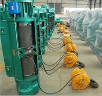 Palans électriques à grande capacité de levage de 1 à 32 tonnes, simple ou double vitesse, hauteur de levage de 6 à 30 m, palan à câble pour atelier, entrepôt, grue