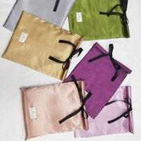 Chuanghua Sac d'emballage personnalisé de luxe pour cheveux en soie Sac enveloppe en satin Boîtes d'emballage pour extensions de cheveux perruques Pochette d'emballage en lot
