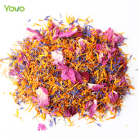 Premium-Qualität essbare Blume Blütenblätter Null Zusatz Blaue Maisblume Calendula rosa Rose Blütenblätter für Kuchen Backdekoration