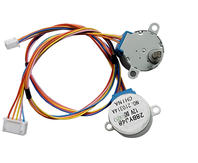 New 28BYJ48 Stepper Motor 4 PH 8 Step 5V/12V Permanent Magnet Gear Motor Waterproof Flange Mount Electric Bicycle Home Appliance