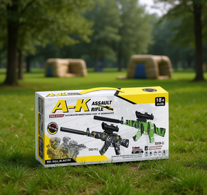 Fusil d'assaut A-K 5K31C, lanceur de balles de gel automatique, jouet de tir en plastique pour jeux en plein air - Product Image 2