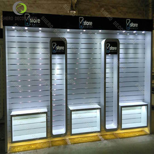 Thiết kế nội thất cửa hàng điện thoại di động màn hình hiển thị điện thoại di động MDF quầy trưng bày điện thoại di động sáng tạo - Product Image 3