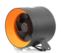 2025 HI-PE de mise à niveau du ventilateur de conduit en ligne haute CFM plastique ultra silencieux pour les systèmes de Ventilation de tentes de culture hydroponique OEM personnalisable