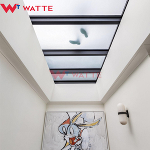 Thông minh thẩm mỹ không thấm nước chống trượt đi bộ rooflight điện cơ giới Tự động mở nhôm đi bộ trên kính <span class=keywords><strong>Skylight</strong></span> - Product Image 3
