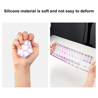 Funda de Silicona Multilingüe para Teclado Apple iMac Magic Keyboard con Teclado Numérico A1843 US Español Inglés, Directo de Fábrica