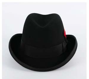 Chapeau haut de forme en feutre 100% laine pour adulte unisexe, chapeau d'hiver X3096B - Product Image 3