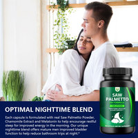 Capsules de Saw Palmetto de haute qualité avec supplément diététique de mélationin favorisant un sommeil réparateur profond et améliorant l'énergie OEM ODM