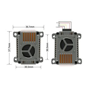 VTX FPV en plastique 5.8G 1.6W 48CH avec alimentation 5V 1A en veille pour drones jouets, VTX SMA large bande 3.3G 4W 16CH 6.5MHz pour drones FPV - Product Image 4